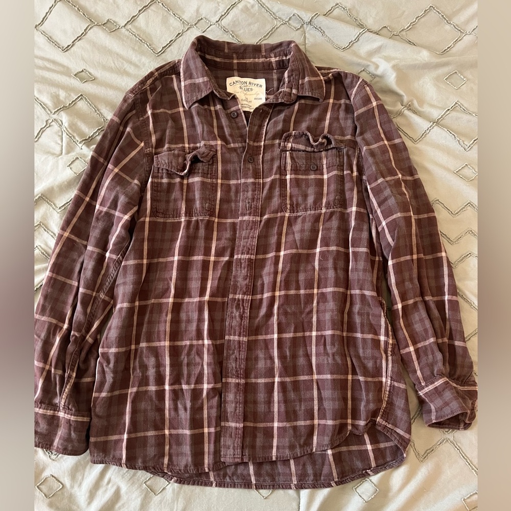 Brown flannel